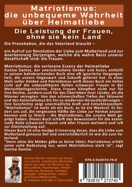 Produktbild: MATRIOTISMUS - Die vergessene H&auml;lfte der Liebe zum (Mutter)Land: Ein Hoch auf di