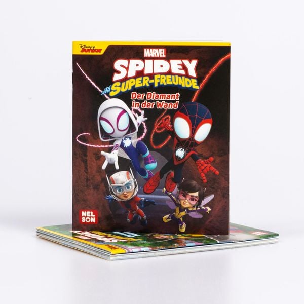 Produktbild: Nelson Mini-B&uuml;cher: 4er MARVEL: Spidey und seine Super-Freunde 5-8