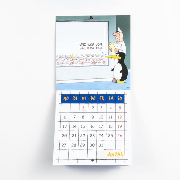 Produktbild: Uli Stein Tierisch kleiner Kalender 2025 f&uuml;r die Wand oder unterwegs