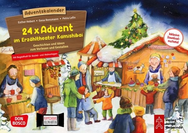 24 x Advent im Erzähltheater Kamishibai. Adventskalender.