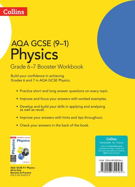 Produktbild: GCSE Science 9-1 - Aqa GCSE (9-1) Physics Grade 6-7 Booster Workbook