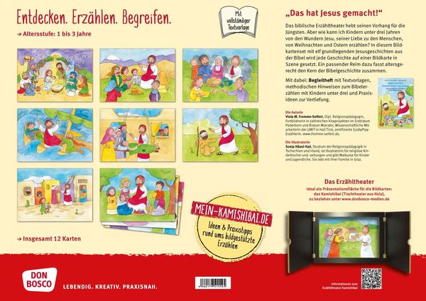 Produktbild: Meine ersten Geschichten von Jesus. Die U3-Bibel im Kamishibai. Kamishibai Bildkartenset.