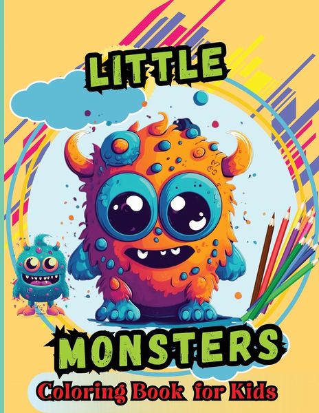Produktbild: Little Monsters Coloring Book For Kids