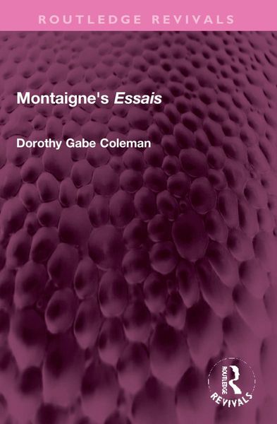 Produktbild: Coleman, D: Montaigne's 'Essais'