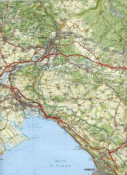 Produktbild: Tabacco Stra&szlig;enkarte Friuli Venezia Giulia 1 : 150 000