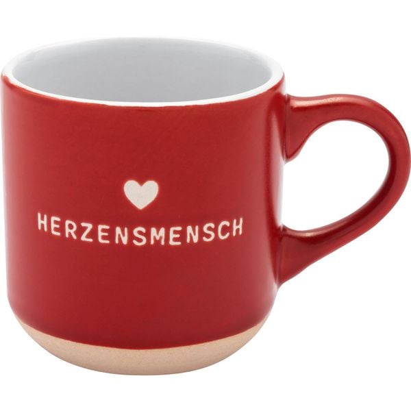 Produktbild: GRUSS & CO Espressotasse Motiv Herzensmensch, 10 cl