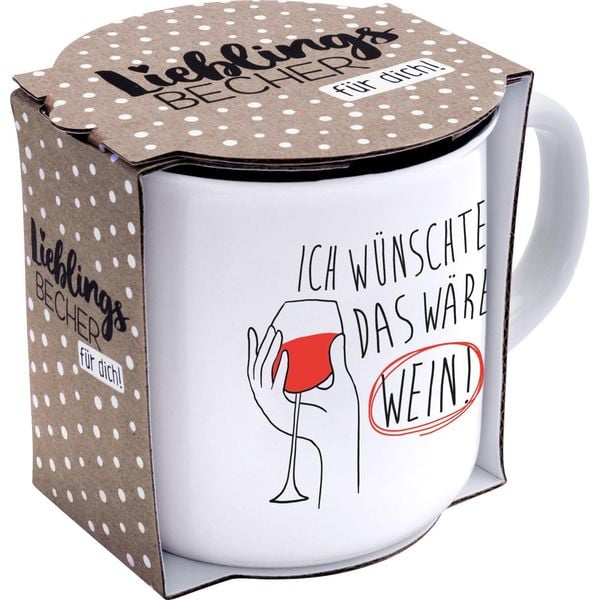 Produktbild: GRUSS & CO Becher Motiv Wein