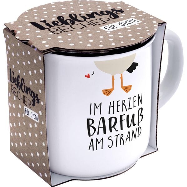 Produktbild: GRUSS & CO Becher Motiv Strand