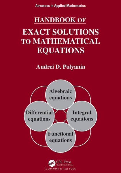 Produktbild: Handbook of Exact Solutions to Mathematical Equations