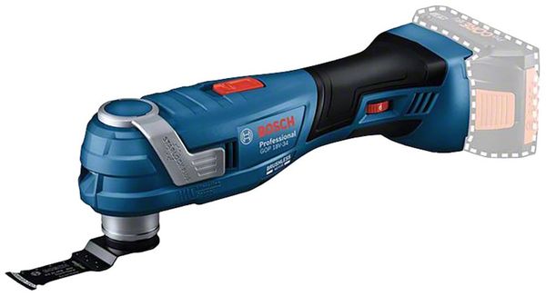 Bosch Professional GOP 18V-34 06018G2001 Akku-Multifunktionswerkzeug ohne Akku, ohne Ladegerät