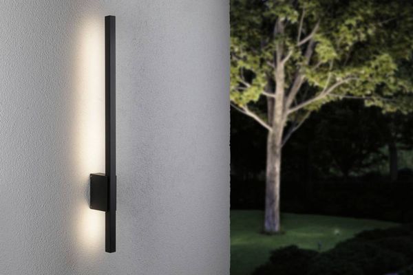 Produktbild: Paulmann Stan 80 anthrazit 94742 Au&szlig;enwandleuchte LED 11.5W Anthrazit