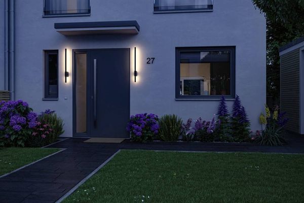 Produktbild: Paulmann Stan 80 anthrazit 94742 Au&szlig;enwandleuchte LED 11.5W Anthrazit