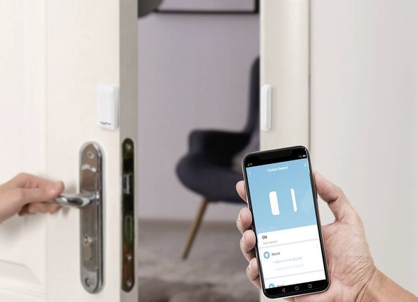 Produktbild: Sygonix SY-6052184 T&uuml;rkontakt, Fensterkontakt Wei&szlig;