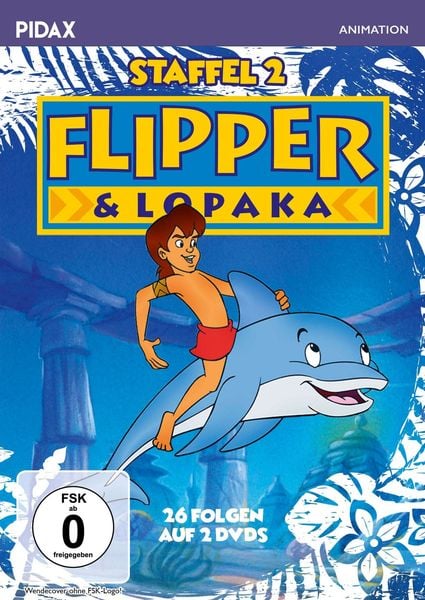 Produktbild: Flipper & Lopaka, Staffel 2 / Weitere 26 Folgen der Zeichentrickserie &uuml;ber den allseits beliebten Delfin (Pidax Animation) [2 DVDs]