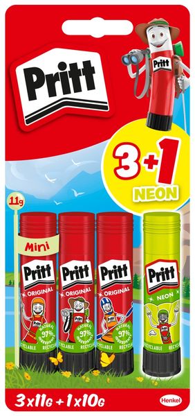 Pritt Kleben Pritt BTS Designstifte, 3 11 g + 1 10 g