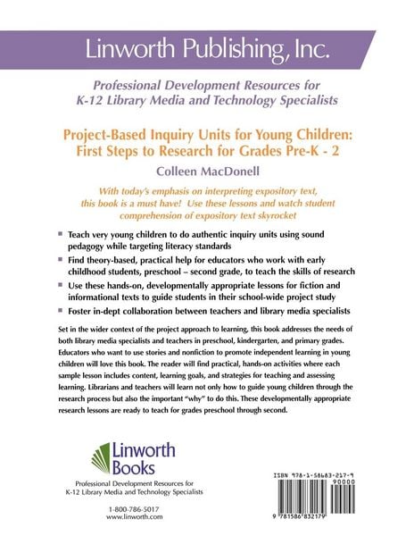 Produktbild: Project-Based Inquiry Units for Young Children