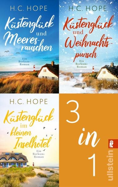 Produktbild: K&uuml;stengl&uuml;ck und Meeresrauschen // K&uuml;stengl&uuml;ck und Weihnachtspunsch // K&uuml;stengl&uuml;ck im kleinen Inselhotel