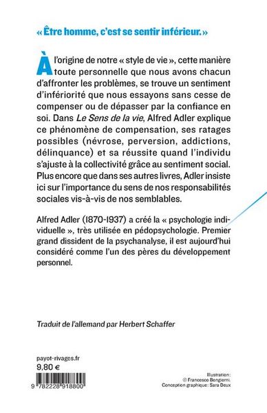 Produktbild: Le sens de la vie : &eacute;tude de psychologie individuelle