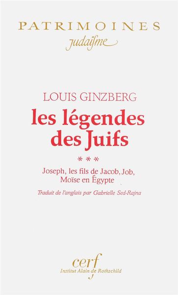 Produktbild: Les Legendes des Juifs Tome 3