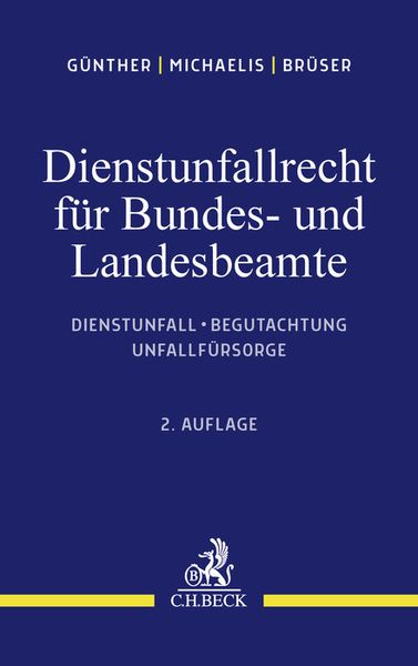 Produktbild: Dienstunfallrecht f&uuml;r Bundes- und Landesbeamte