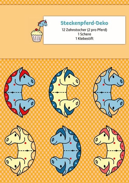 Produktbild: Lass uns basteln &ndash; Bastelbuch ab 5 Jahre &ndash; Pferde und Ponys