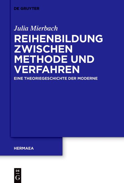 Produktbild: Reihenbildung zwischen Methode und Verfahren