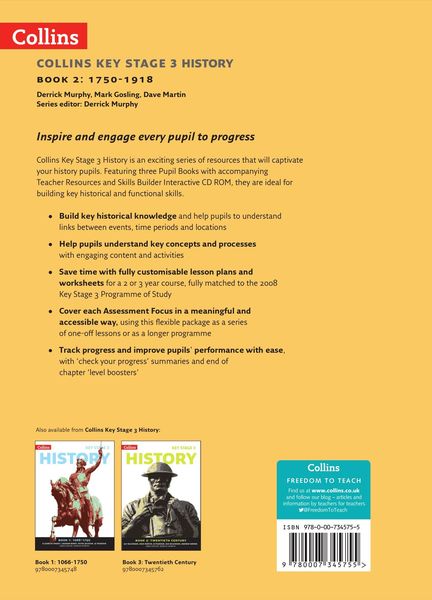 Produktbild: KS3 HISTORY BK 2 1750-1918