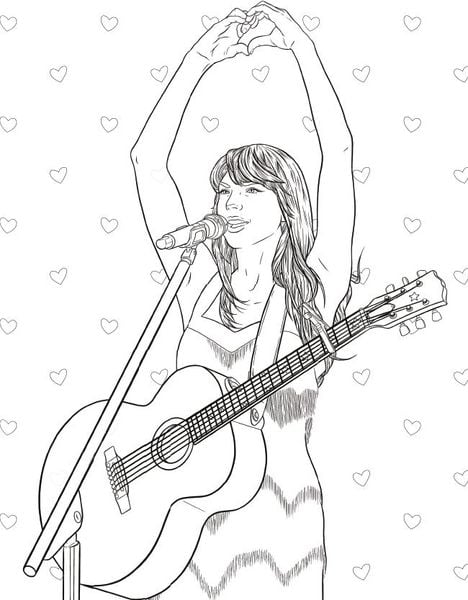 Produktbild: Das inoffizielle Taylor Swift Ausmal- und Kreativbuch: Tour-Edition