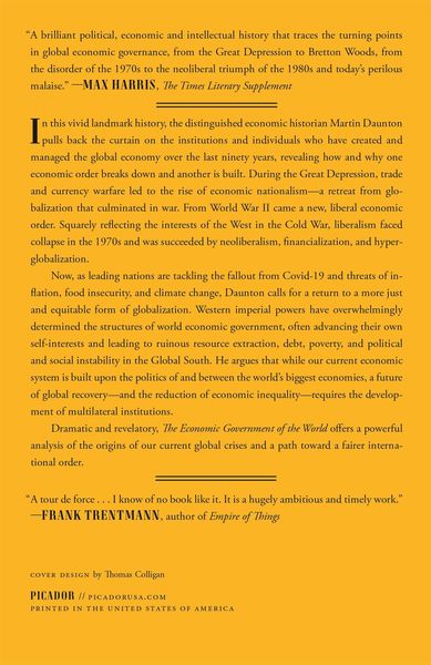 Produktbild: The Economic Government of the World