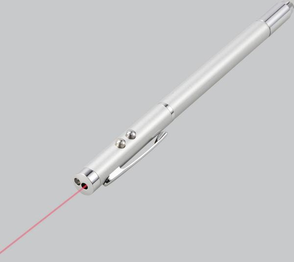 Produktbild: Renkforce Laserpointer, Eingabestift, Kugelschreiber, LED-Taschenlampe, Zeigestab Laserfarbe: Rot