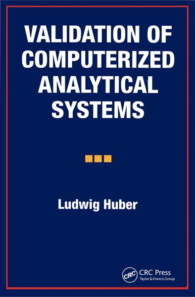 Produktbild: Validation of Computerized Analytical Systems