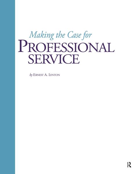 Produktbild: Making the Case for Professional Service