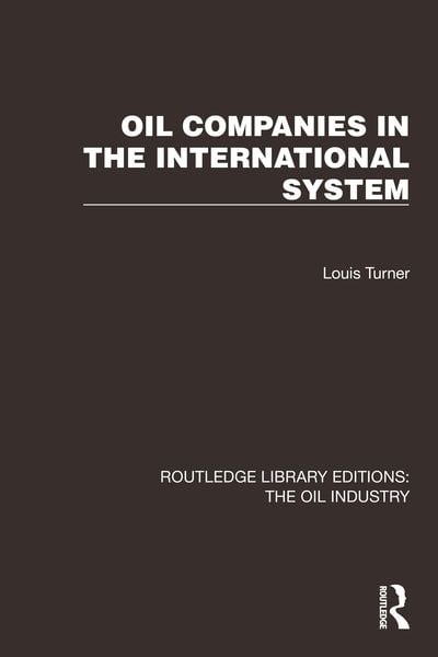 Produktbild: Oil Companies in the International System
