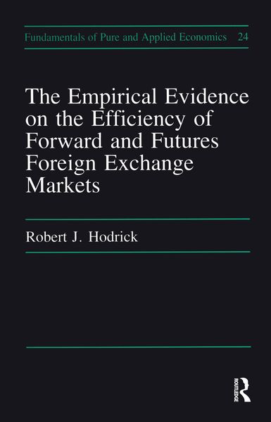 Produktbild: Empirical Evidence on the Efficiency of Forward and Futures Foreign Exchange Markets