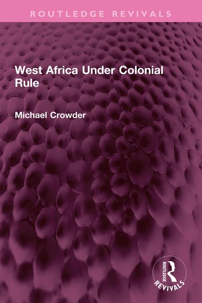 Produktbild: West Africa Under Colonial Rule