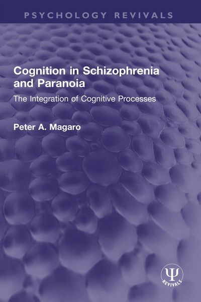 Produktbild: Cognition in Schizophrenia and Paranoia