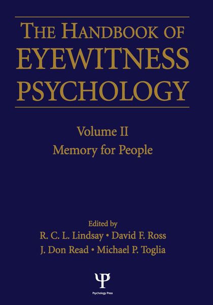 Produktbild: Handbook Of Eyewitness Psychology 2 Volume Set
