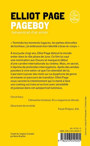 Produktbild: Pageboy : autoportrait d'un artiste