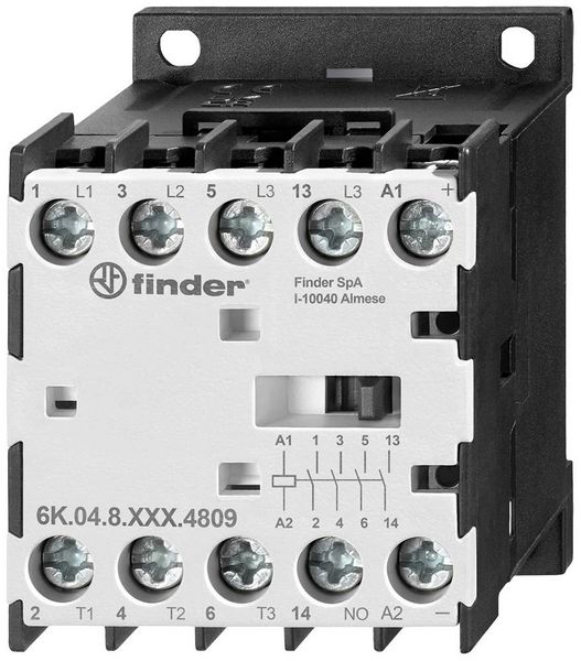 Produktbild: Finder 6K.04.8.024.4312 Industrierelais 4 Schlie&szlig;er 5.5kW 24 V/AC 12A 1St.