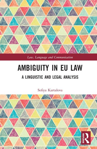 Produktbild: Ambiguity in EU Law