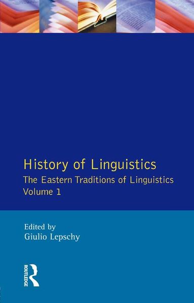 Produktbild: History of Linguistics Volume I