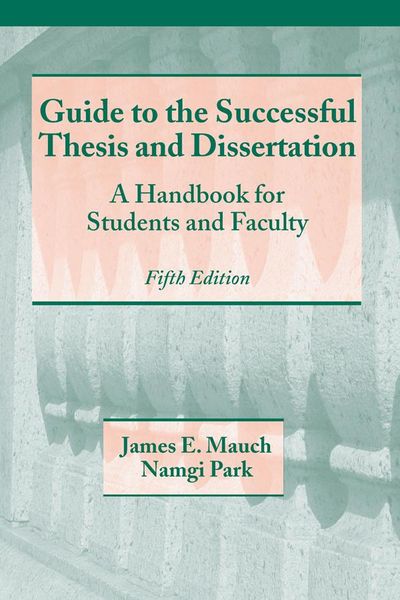 Produktbild: Guide to the Successful Thesis and Dissertation