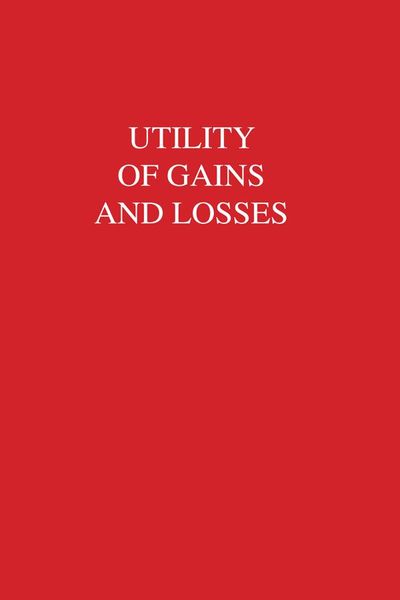Produktbild: Utility of Gains and Losses