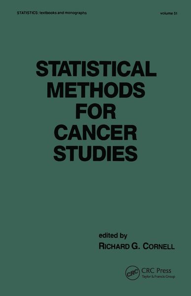 Produktbild: Statistical Methods for Cancer Studies