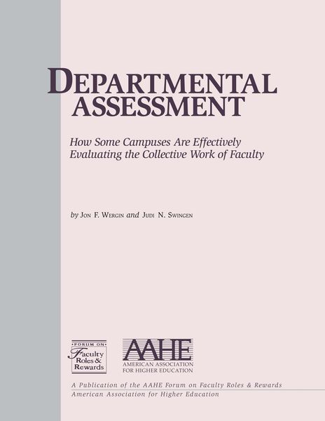 Produktbild: Departmental Assessment