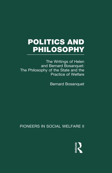 Produktbild: The Philosophy of the State and the Practice of Welfare