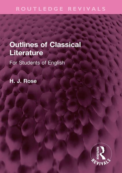 Produktbild: Outlines of Classical Literature