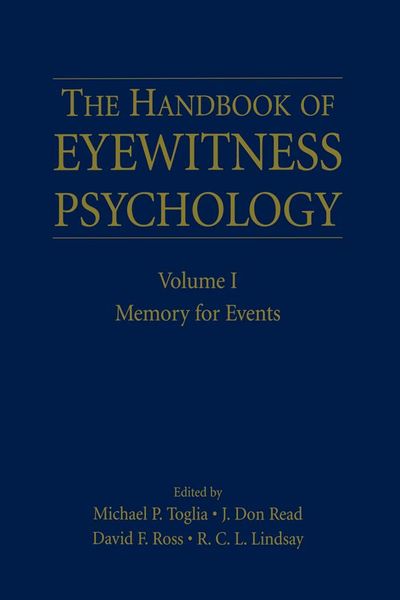 Produktbild: The Handbook of Eyewitness Psychology: Volume I