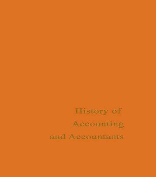 Produktbild: A History of Accounting and Accountants