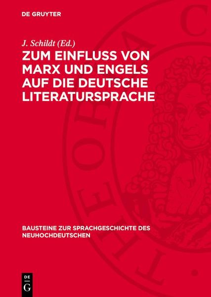 Produktbild: Zum Einflu&szlig; von Marx und Engels auf die deutsche Literatursprache
